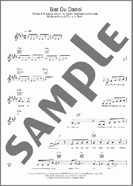 Bist Du Dabei(Silbermond) 楽譜 その他 ダウンロード