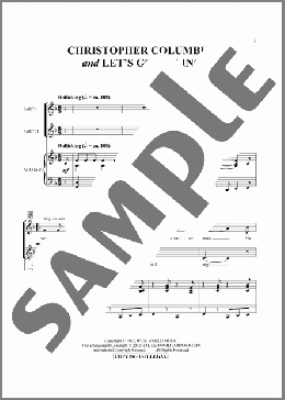 Christopher Columbus & Let's Go Sailing(Jill Gallina/Michael Gallina) 楽譜 その他 ダウンロード