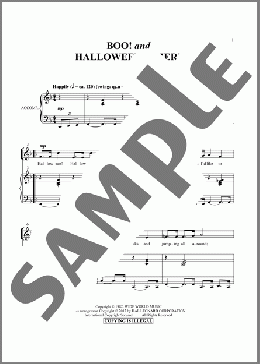Boo! & Halloween Is Here(Jill Gallina/Michael Gallina) 楽譜 その他 ダウンロード