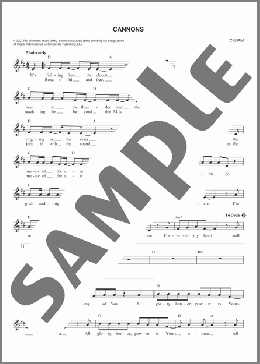 Cannons(Phil Wickham) 楽譜 その他 ダウンロード