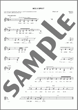Holy Spirit(Francesca Battistelli/Bryan & Katie Torwalt) 楽譜 その他 ダウンロード