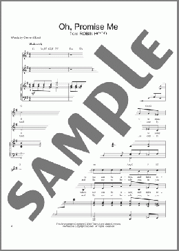 Oh, Promise Me(Donald Sosin) 楽譜 その他 ダウンロード