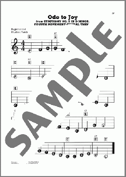Ode To Joy(Ludwig Van Beethoven) 楽譜 その他 ダウンロード