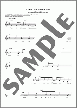 Ready To Take A Chance Again (Love Theme) (from Foul Play)(Barry Manilow) 楽譜 その他 ダウンロード
