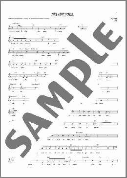 One Jump Ahead (from Aladdin)(Alan Menken) 楽譜 その他 ダウンロード