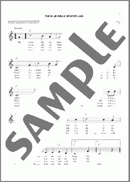 The Blue Bells Of Scotland(Mrs.Jordon) 楽譜 その他 ダウンロード