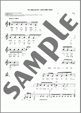 The Ballad Of John And Yoko(The Beatles) 楽譜 その他 ダウンロード