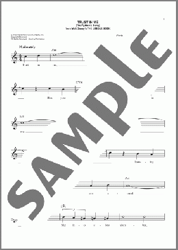 Trust In Me (The Python's Song) (from The Jungle Book)(Robert B. Sherman/Richard M. Sherman) 楽譜 その他 ダウンロード