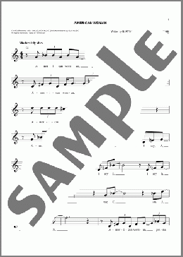 American Woman(The Guess Who) 楽譜 その他 ダウンロード