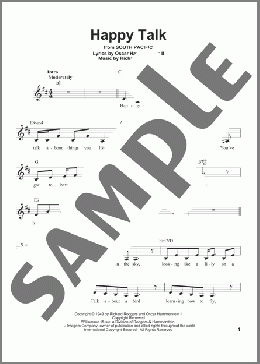Happy Talk(Rodgers & Hammerstein) 楽譜 その他 ダウンロード