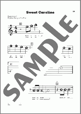 Sweet Caroline(Neil Diamond) 楽譜 その他 ダウンロード