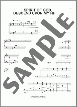 Spirit Of God, Descend Upon My Heart(Frederick Cook Atkinson) 楽譜 ピアノ（ソロ） ダウンロード