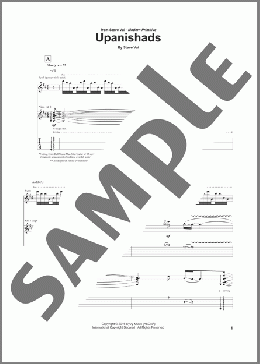 Upanishads(Steve Vai) 楽譜 ギター（ソロ） ダウンロード
