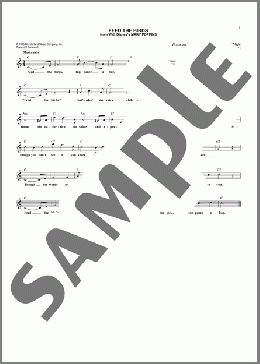 Feed The Birds (Tuppence A Bag) (from Mary Poppins)(Robert B. Sherman/Richard M. Sherman) 楽譜 その他 ダウンロード