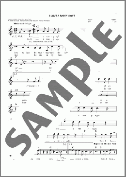 I Love A Rainy Night(Eddie Rabbitt) 楽譜 その他 ダウンロード