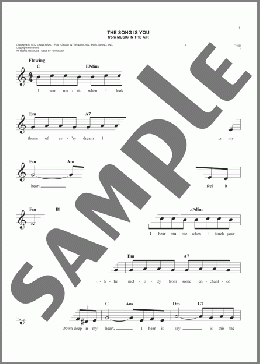 The Song Is You(Jerome Kern/Oscar Hammerstein II) 楽譜 その他 ダウンロード