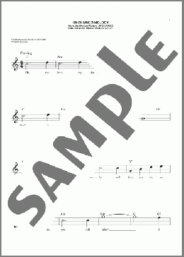 Unchained Melody(The Righteous Brothers) 楽譜 その他 ダウンロード