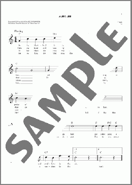Aura Lee(W.W. Fosdick/George R. Poulton) 楽譜 その他 ダウンロード