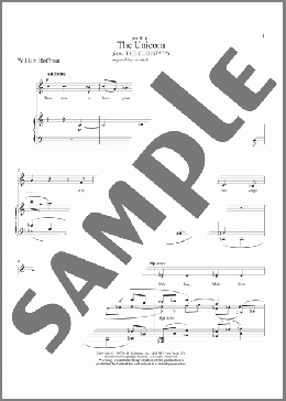The Unicorn(John Corigliano/William Hoffman) 楽譜 ピアノ & ボーカル ダウンロード