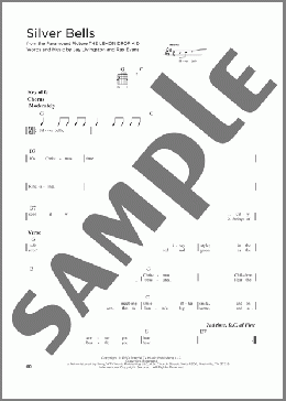 Silver Bells(Ray Evans/Jay Livingston) 楽譜 ギターリード ダウンロード