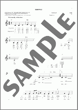 Sukiyaki(Kyu Sakamoto) 楽譜 その他 ダウンロード