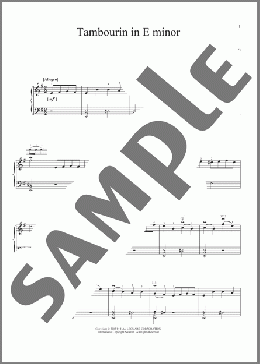 Tambourin(Jean Philippe Rameau) 楽譜 ピアノ（ソロ） ダウンロード
