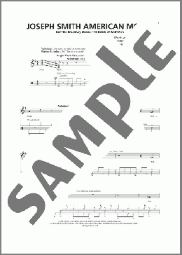Joseph Smith American Moses(Robert Lopez/Trey Parker/Trey Parker & Matt Stone/Matthew Stone/Stephen Oremus) 楽譜 ピアノ & ボーカル ダウンロード