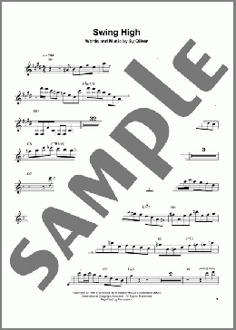 Swing High(Buddy DeFranco) 楽譜 その他 ダウンロード
