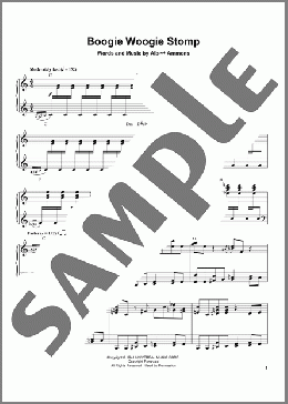 Boogie Woogie Stomp(Albert Ammons) 楽譜 ピアノ（ソロ） ダウンロード