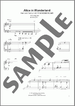 Alice In Wonderland(Bill Evans/Oscar Peterson) 楽譜 ピアノ（ソロ） ダウンロード