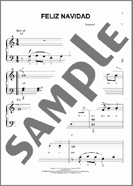 Feliz Navidad (arr. Phillip Keveren)(Jose Feliciano) 楽譜 ピアノ（ソロ） ダウンロード