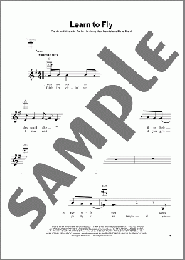 Learn To Fly(Foo Fighters) 楽譜 ウクレレ（弾き語り） ダウンロード