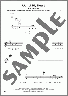 Out Of My Heart (Into Your Head)(BBMak) 楽譜 ウクレレ（弾き語り） ダウンロード