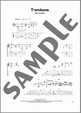 Trambone(Chet Atkins) 楽譜 ギタースコア ダウンロード