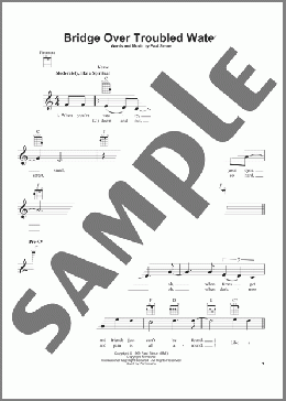 Bridge Over Troubled Water(Simon & Garfunkel) 楽譜 ウクレレ（弾き語り） ダウンロード