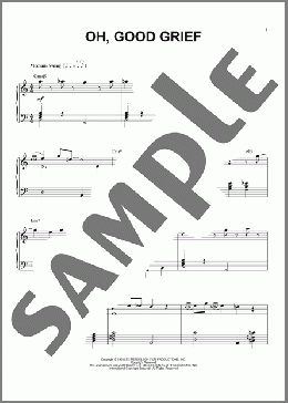 Oh, Good Grief(Vince Guaraldi) 楽譜 ピアノ（ソロ） ダウンロード