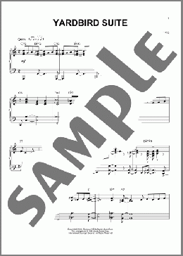 Yardbird Suite(Charlie Parker) 楽譜 ピアノ（ソロ） ダウンロード