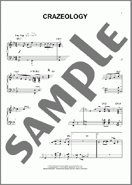 Crazeology(Charlie Parker/Bennie Harris) 楽譜 ピアノ（ソロ） ダウンロード
