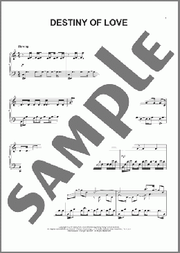 Destiny Of Love(Yiruma) 楽譜 ピアノ（ソロ） ダウンロード