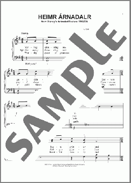 Heimr Arnadalr (from Disney's Frozen)(Christophe Beck/Christine Hals/Leo Birenberg) 楽譜 ピアノ（ソロ） ダウンロード