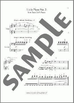 Little Piece No. 2(Bradley Beckman/Carolyn True) 楽譜 ピアノ（連弾） ダウンロード