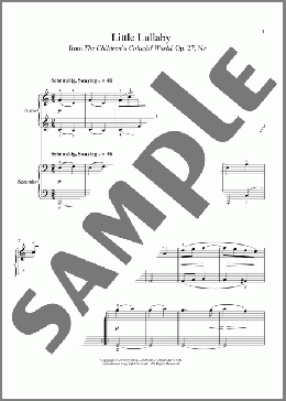 Little Lullaby(Bradley Beckman/Carolyn True) 楽譜 ピアノ（連弾） ダウンロード
