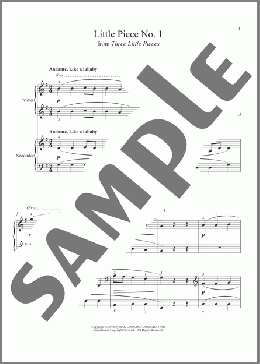 Little Piece No. 1(Bradley Beckman/Carolyn True) 楽譜 ピアノ（連弾） ダウンロード
