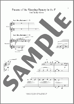 Pavane Of The Sleeping Beauty In The Forest(Bradley Beckman/Carolyn True) 楽譜 ピアノ（連弾） ダウンロード