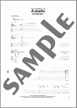 Arabella(Arctic Monkeys) 楽譜 ギター（ソロ） ダウンロード
