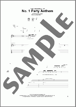 No. 1 Party Anthem(Arctic Monkeys) 楽譜 ギター（ソロ） ダウンロード