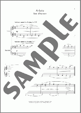Ariette(Bradley Beckman/Carolyn True) 楽譜 ピアノ（連弾） ダウンロード