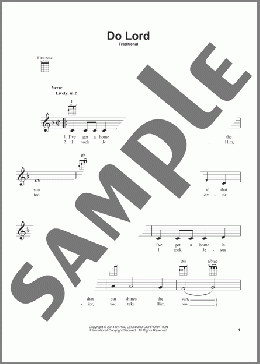 Do Lord(Traditional) 楽譜 ウクレレ（弾き語り） ダウンロード
