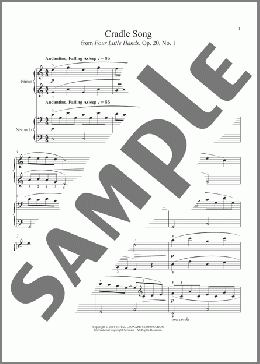 Cradle Song(Bradley Beckman/Carolyn True) 楽譜 ピアノ（連弾） ダウンロード