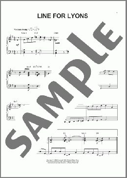 Line For Lyons(Gerry Mulligan) 楽譜 ピアノ（ソロ） ダウンロード